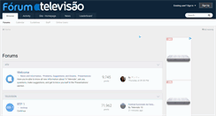 Desktop Screenshot of forum.atelevisao.com