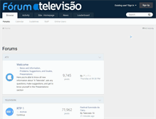 Tablet Screenshot of forum.atelevisao.com